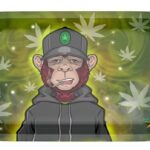 Grass Monkey® Metall Rolling Tray – 27 x 17 cm – Robustes und stilvolles Tabaktablett für einfaches Rollen und saubere Handhabung​