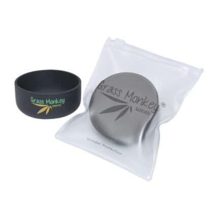 Grass Monkey® Silikon Schutzhülle für Grinder – Strapazierfähiger Schutz für Kräutermühlen – Flexibel & Stylisch – Passend für gängige Grinder 63mm